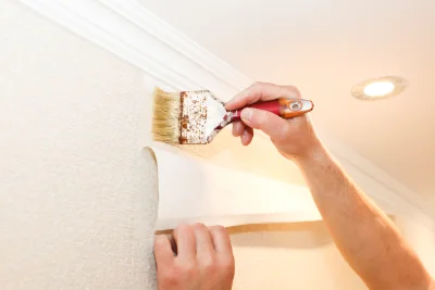 Pose de papier peint à Chantepérier — revêtements muraux et toiles de verre